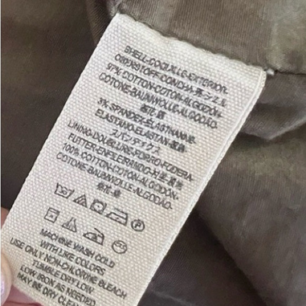 Free People Embroidered Army Green Hooded Tribal Embroidered Twill Parka Large - Picture 5 of 12